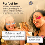 grace & stella Award Winning Under Eye Mask - Reduce Dark Circles, PLffy Eyes, Undereye Bags, Wrinkles - Gel Under Eye Patches - Small Birthday Gifts - Vegan Cruelty-Free (Pink, 6 Pairs)