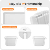 A-LuGei 【Military Grade】 Drawer Organizer, 【𝟱𝗦𝗶𝘇𝗲】 Makeup organizer, 【Holds 177 Items】 Bathroom Organizers and Storage, Organization and Storage, Desk Drawer Organizer for Bathroom Vanity