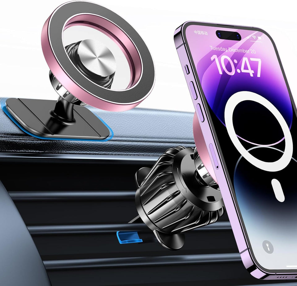 Kaistyle for Magsafe Car Mount‹ې20 Strong Magnets‹ÛÔMagnetic Phone Holder for Car Phone Holder Mount Dash Mounted Holders Cell Phone Holders for Your Car Accessories for Women Men for iPhone 17 16 15 14 - PureLivingMart