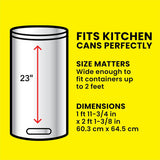 Glad ForceFlex Tall Kitchen Trash Bags, 13 Gallon, Gain Fresh Clean, 40 Count (Package May Vary) - PureLivingMart