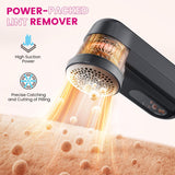 Fabric Shaver, Ziitty Lint Remover for Clothes, Type-C Rechargeable Lint Shaver with LCD Display & 6-Blade, Sweater Shavers to Remove Pilling，Fuzz Remover Fabric Shaver for Clothing and Furniture