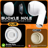 4 Pairs Replacement Ear Tips for AirPods Pro 2nd/1st Generation with Portable Storage Box & Cleaner Pen,Noise Reduction Holewith & Built-in dust Guard Screen,Silicone EarTips(White) Visit the Inesore Store