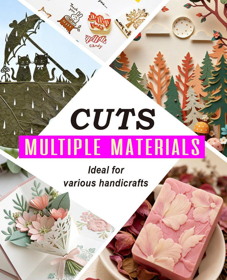 DIYSELF Craft Knife with 10 Extra #11 Blades, Precision Hobby Knife Set with Steel Ruler, Exacto Knife for Crafting, Polymer Clay, Pottery, Paper, Vinyl, Stencil & Model Making (PLrple)