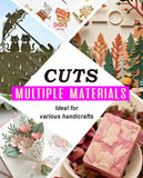 DIYSELF Craft Knife with 10 Extra #11 Blades, Precision Hobby Knife Set with Steel Ruler, Exacto Knife for Crafting, Polymer Clay, Pottery, Paper, Vinyl, Stencil & Model Making (PLrple)