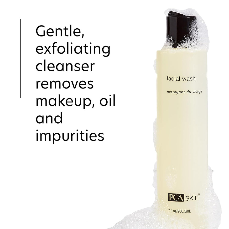 PCA SKIN Gentle Foaming Face Wash, Hydrating Facial Cleanser, Removes Makeup and Hydrates and Purifies Skin, Good for Sensitive, Combination, Normal, and Acne-Prone Skin, Gentle Face Wash