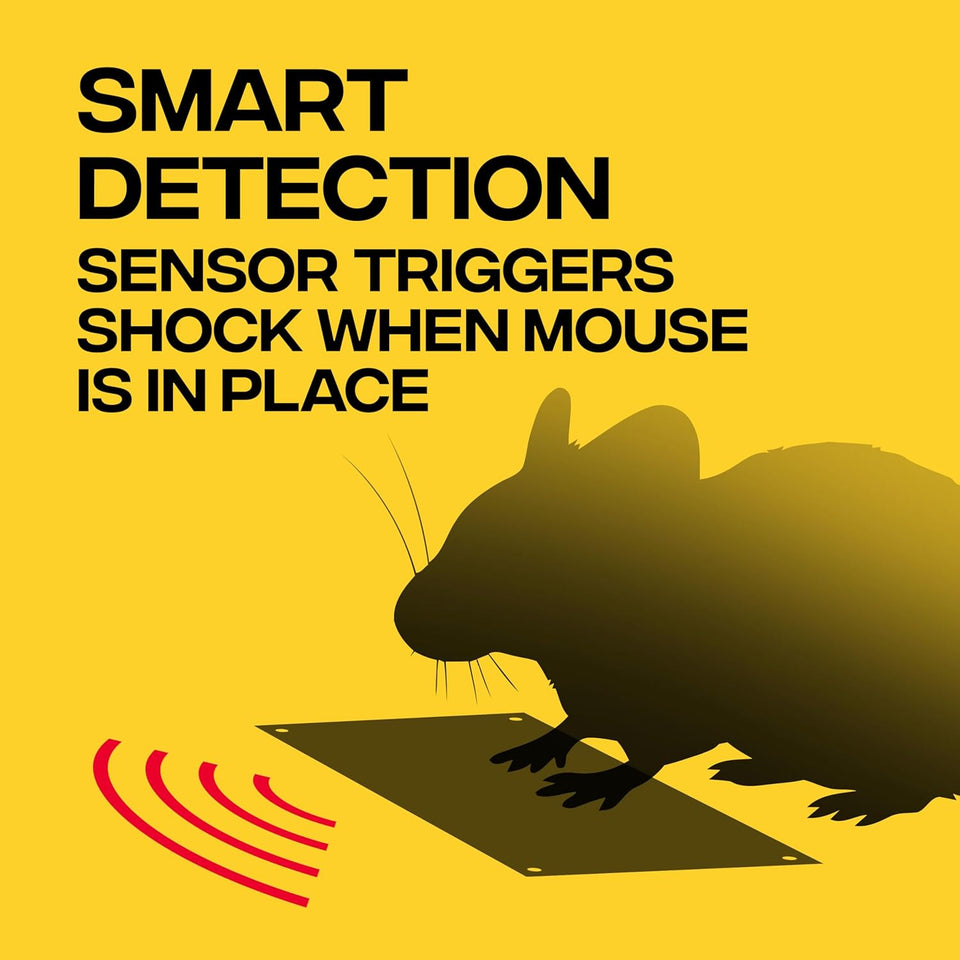 Victor Humane Mouse Traps Indoor for Home - M250BSR-2 - No Touch Electric Mouse Traps for Home, Pack of 2