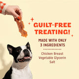 PLr Luv Chicken Jerky Dog Treats, Made with 100% Real Chicken Breast, 16 Ounces, Healthy, Easily Digestible, Long-Lasting, High Protein, Satisfies Dog's Urge to Chew