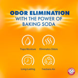 Arm & Hammer Fragrance Free Refillable Moisture Absorber and Odor Eliminator 14 oz. Tub