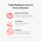 medicube Facial Cleanser PDRN Pink Glutathione Capsule Foam Cleanser | Daily Face Wash for Pore Care, Uneven Skin Tone, Texture | Hydrating & Nourishing Deep Cleansing | Korean Skincare, 4.23 oz