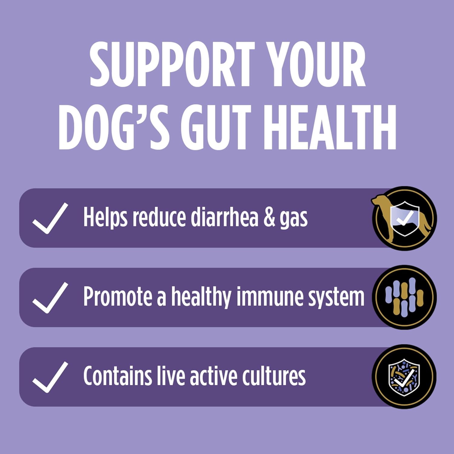 Purina Pro Plan Veterinary Supplements FortiFlora Daily Probiotics for Dogs, 30 count, supports digestive gut health and diarrhea relief