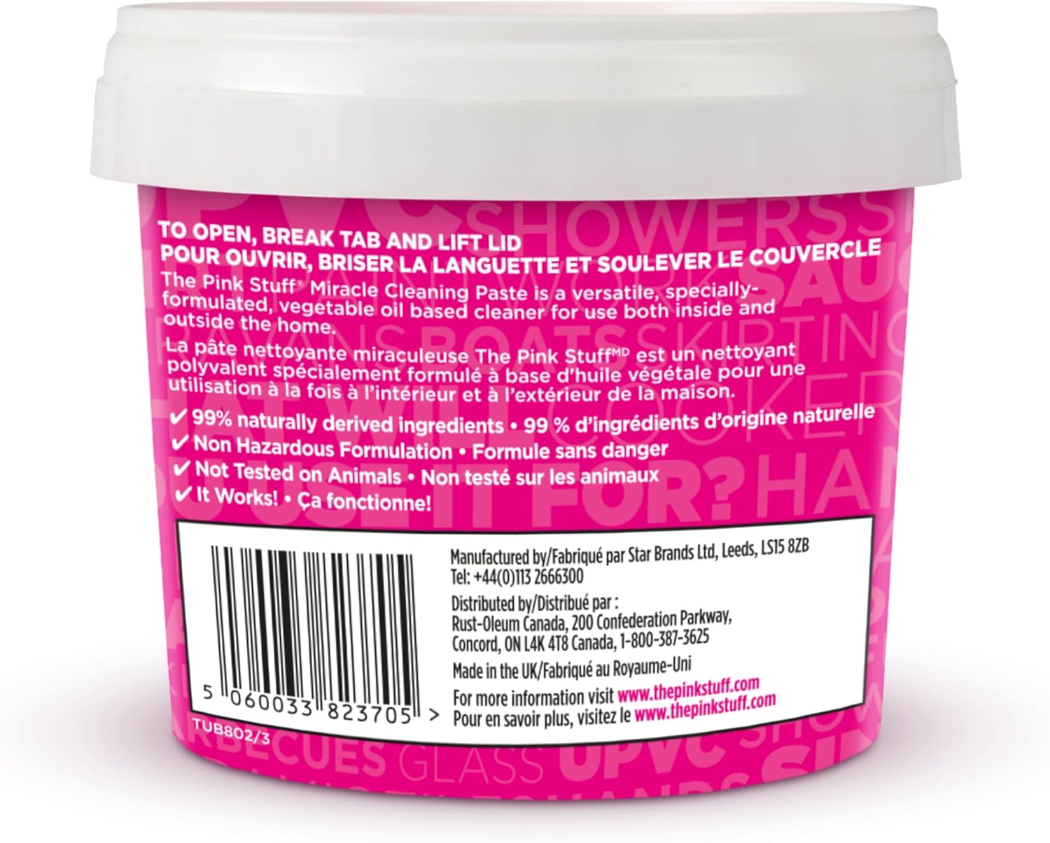 Stardrops The Pink Stuff Miracle Cleaning Paste – All Purpose Cleaner for Kitchens, Bathrooms & More