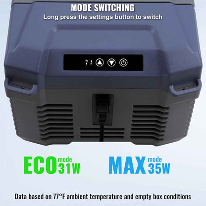 VEVOR Car Refrigerator, 12 Volt Car Refrigerator Fridge, 9 L Single Zone Portable Freezer, -4℉-68℉ Adjustable Range, 12/24V DC and 100-240V AC Compressor Cooler for Outdoor, Camping, RV