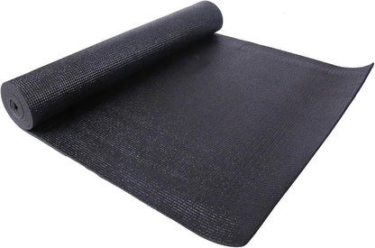 Fitvids All Purpose 1/4-Inch High Density Anti-Tear Exercise Yoga Mat with Carrying Strap, Multiple Colors