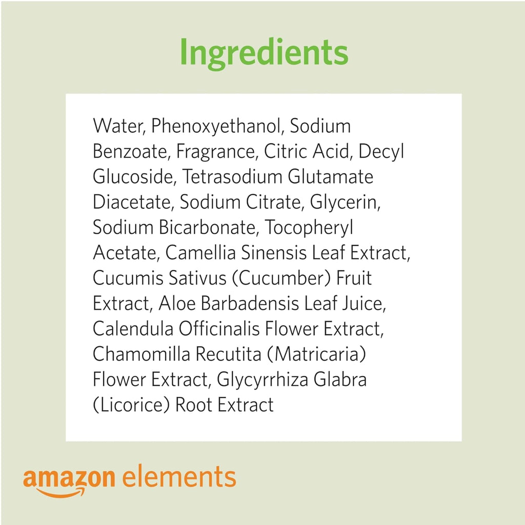Amazon Elements Baby Wipes, Fresh Scent, Flip-Top Packs, Alcohol-Free, With Cucumber and Aloe, 810 Count, 9 Packs of 90