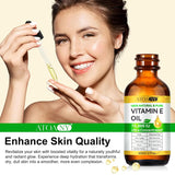 flasture Vitamin E Oil 75,000 IU – 100% PLre Natural Vitamin E for Skin, Face, Hair, Scars – Deep Moisturizing Body Oil for Dry Skin, Wrinkles – Cold-Pressed, Non-GMO,Skincare – 2 Fl Oz