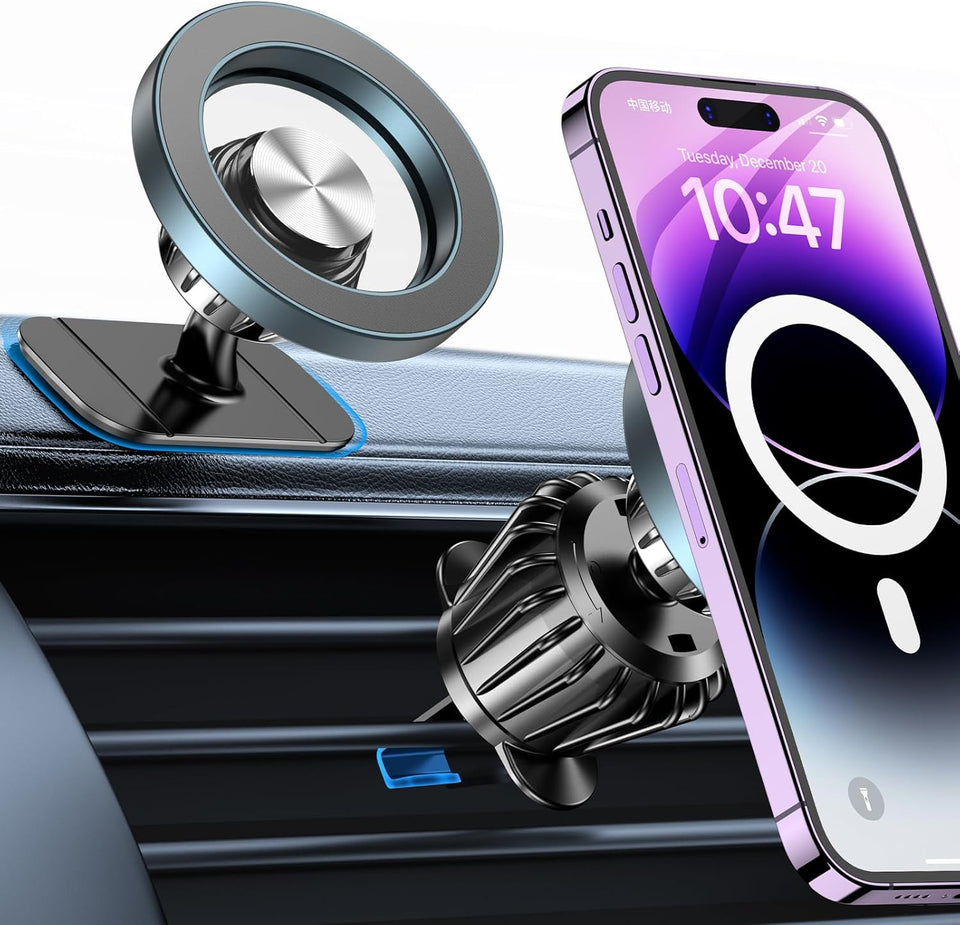Kaistyle for Magsafe Car Mount‹ې20 Strong Magnets‹ÛÔMagnetic Phone Holder for Car Phone Holder Mount Dash Mounted Holders Cell Phone Holders for Your Car Accessories for Women Men for iPhone 17 16 15 14 - PureLivingMart