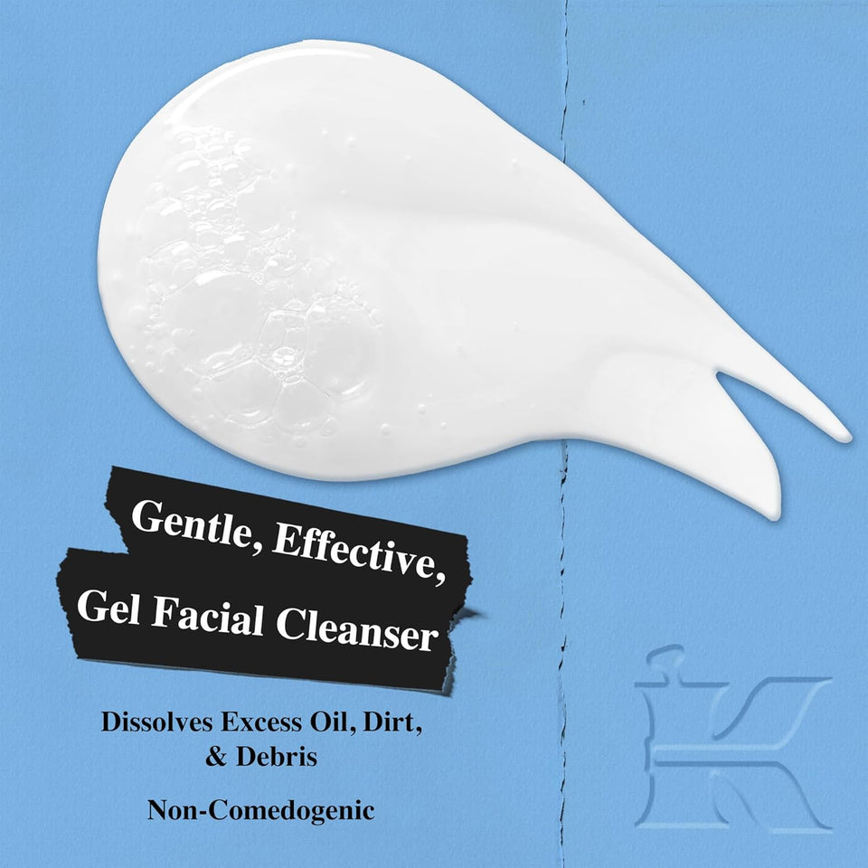 Kiehl's Ultra Facial Cleanser, Lightweight Foamy Facial Cleanser, Enriched Formula that Replenishes Skin Barrier, Gently Exfoliates and Moisturizes, Suitable for All Skin Types, Paraben Free