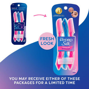 Schick Womens Silk Touch-Up Eyebrow Razor 3 Count