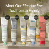 Boka Fluoride Free Toothpaste, Nano Hydroxyapatite Toothpaste, Appropriate for Sensitive Teeth - for Adult Oral Care - Ela Mint Flavor, 4 Fl Oz 1Pk US Manufactured