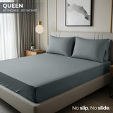 Utopia Bedding Queen Fitted Sheet - Bottom Sheet - Deep Pocket - Soft Microfiber - Shrinkage and Fade Resistant - Easy Care -1 Fitted Sheet Only (Grey)