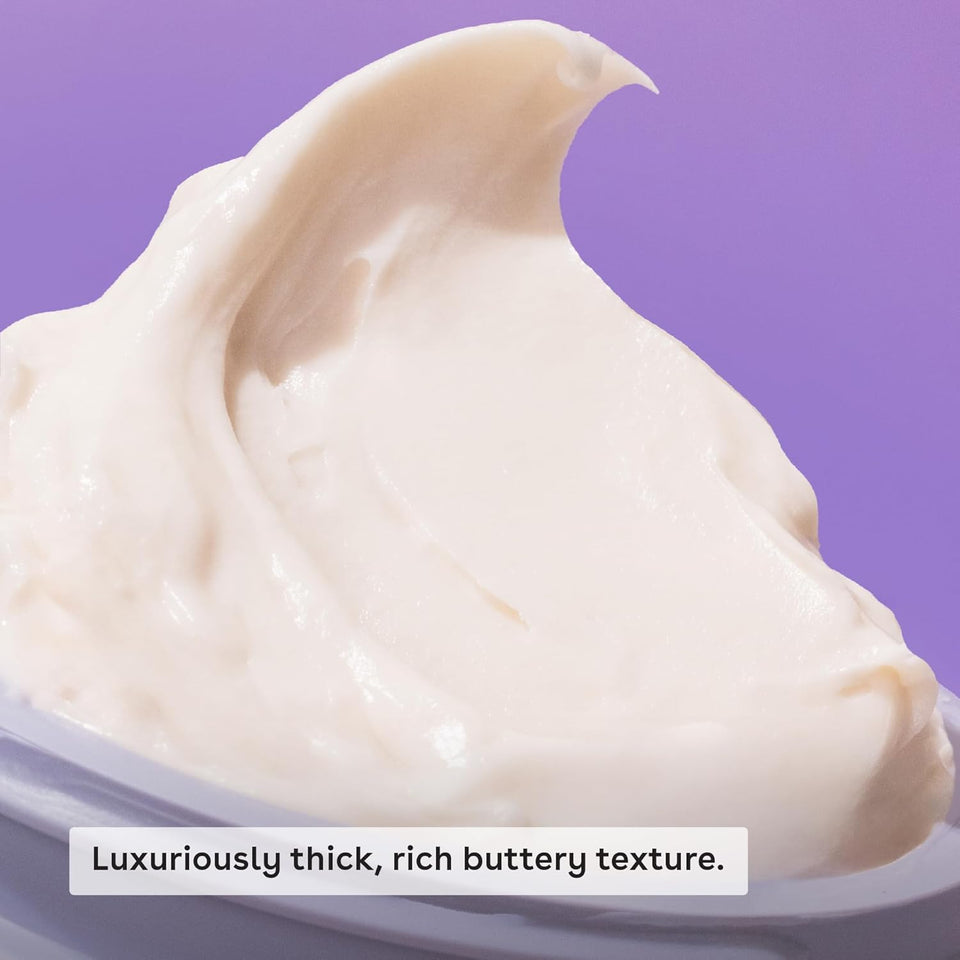 eos Cashmere Whipped Oil Body Butter, Vanilla Cashmere, 72 Hour Weightless Moisture For Dry Skin, Rich Formula and Deep Hydration, Body Care, 10 oz