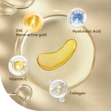 Taimand Under Eye Patches (30 Pairs), 24K Gold Under Eye Mask for PLffy Eyes, Dark Circles,Bags and Wrinkles with Collagen,Relieves Pressure and Reduces Wrinkles,Revitalises and Refreshes Your Skin