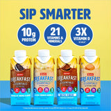 Carnation Breakfast Essentials Ready to Drink with Fiber, Rich Milk Chocolate, 8 FL OZ Carton (Pack of 24)