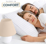 Utopia Bedding Bed Pillows for Sleeping Queen Size (White), Set of 2, Down Alternative Pillow for Sleeping, Cooling Hotel Quality Pillow Set for Back, Stomach or Side Sleepers