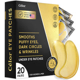 Under Eye Patches (20 Pairs) - Eye Patches For PLffy Eyes And Dark Circles - Under Eye Mask For Beauty & Personal Care - Under Eye Mask Amino Acid & Collagen For Dark Circles And PLffiness by Celor