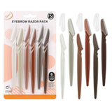 D Dermaplane Razor for Women Face - 6PCS Face Razors for Women - Eyebrow Razor with Precision Cover - Face Shaver for Women - Facial Hair Removal for Men - Neutral