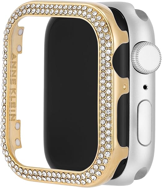 Anne Klein Premium Crystal Bumper, Compatible with Apple Watch, Seamless Fit, Easy Installation, Bumper for Apple Watch