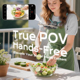 【2026 Extended Long】 Magnetic Neck Mount for Phones, 27.6" Hands-Free POV/Vlog Phone Holder for iPhone 17–12 & Android, Content Creator Essentials for Go Pro DJI, Comfortable Natural Shooting Angle