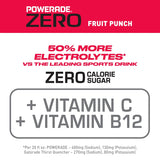 POWERADE ZERO Fruit PLnch, 20 fl oz, 8 Pack