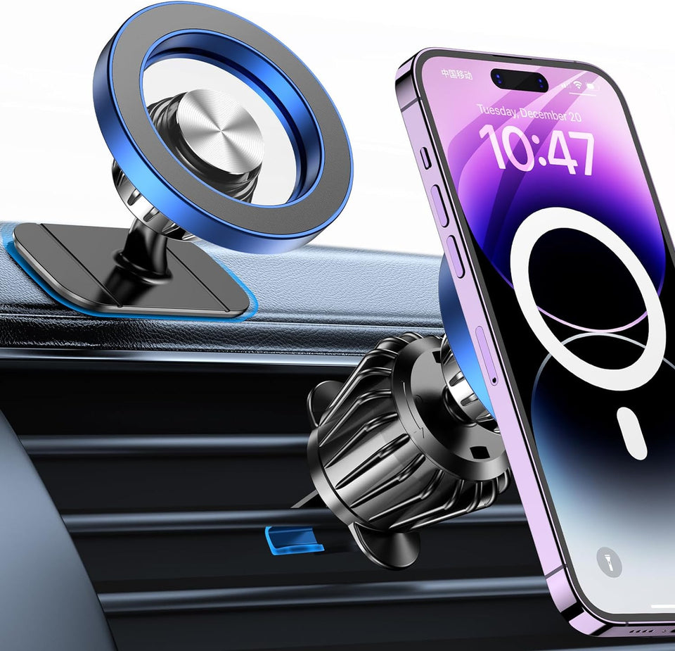 Kaistyle for Magsafe Car Mount‹ې20 Strong Magnets‹ÛÔMagnetic Phone Holder for Car Phone Holder Mount Dash Mounted Holders Cell Phone Holders for Your Car Accessories for Women Men for iPhone 17 16 15 14 - PureLivingMart