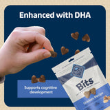 Blue Buffalo Bits Soft Dog Treats for Training, Made with Natural Ingredients & Enhanced with DHA, Chicken Recipe, 19-oz Bag