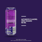 Energy Drink Welch's Grape – 200mg Natural Caffeine & Nootropic Focus Blend, Zero Sugar and No Artificial Colors, Vegan & Gluten-Free, 16 oz Cans (12-Pack)