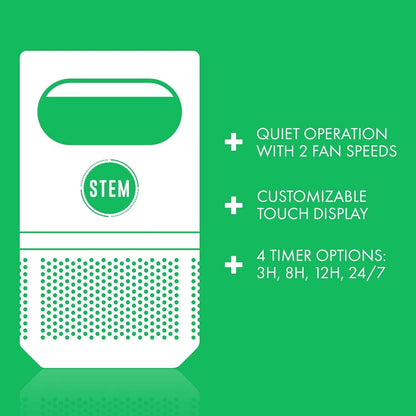 STEM Flying Insect Fan Trap for Indoor Bug Control, Attracts Mosquitoes, Fruit Flies, and House Flies, Plug-in Fan with UV Light, Starter Kit Includes 1 Device and 5 Glue Traps