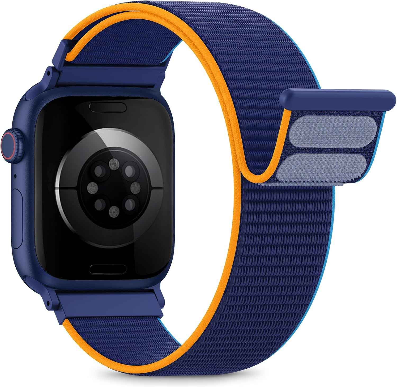 Nylon Loop Sport Band Compatible with Apple Watch Bands 44mm 45mm 46mm 49mm 42mm for Women Men, iWatch Wrist Straps for Ultra 3 2, Se, Series 11 10 9 8 7, Breathable, Soft Band Ideal for Outdoor