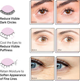 grace & stella Award Winning Under Eye Mask - Reduce Dark Circles, PLffy Eyes, Undereye Bags, Wrinkles - Gel Under Eye Patches - Small Birthday Gifts - Vegan Cruelty-Free (Pink, 6 Pairs)