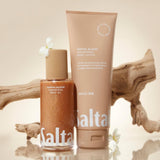 Saltair Shimmering Body Oil - Santal Bloom Scented Dry Oil Moisturizer with Light-Reflecting Pearl Pigments. Moisturizing Glow for All Skin Types - 4 Fl Oz