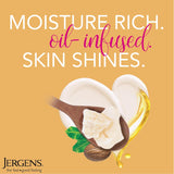 Jergens Shea Butter Hand and Body Lotion, Deep Conditioning Moisturizer, 3X More Radiant Skin, with PLre Shea Butter, Dermatologist Tested, 26.5 Oz