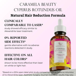 Cyperus Rotundus Oil - 60ml Natural Cyperus Rotundus Oil For Hair Removal, Moisturizing & Soothing Cyperus Oil For Reducing Body Hair Growth, Hair Removal Oil Ideal for All Skin Types