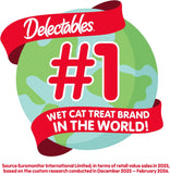 Delectables Squeeze Up Variety Pack, Creamy Squeezable PLree, Lickable Wet Cat Treats, Grain Free, No Added Fillers, No By-Products, No Added Preservatives, 0.5 Ounces Tube, 54 Tubes Total