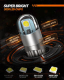 SEALIGHT 194 LED Bulb 6000K White, License Plate Light, Dome Light, T10 168 2825 W5W 3030 Bright Chips Wedge for Replacement Light Bulb, Map Trunk Door Courtesy Dash LED Light Bulb,Pack of 10