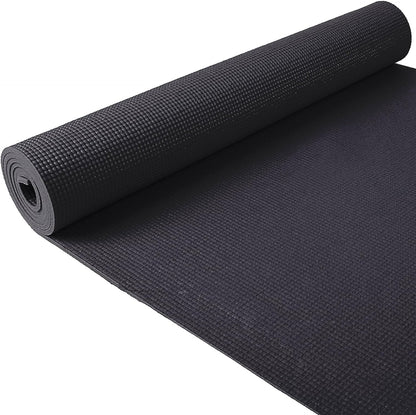 Fitvids All Purpose 1/4-Inch High Density Anti-Tear Exercise Yoga Mat with Carrying Strap, Multiple Colors