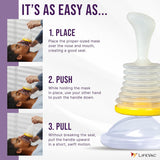 LifeVac Yellow Travel Kit 2 Pack - Portable Suction Rescue Device, First Aid Kit for Kids and Adults, Portable Airway Suction Device for Children and Adults