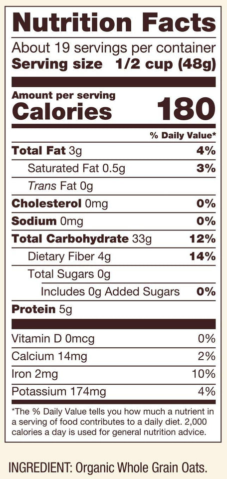 Bob's Red Mill Organic Extra Thick Rolled Oats, 32oz (Pack of 4) - Non GMO, Whole Grain, Vegan, Kosher