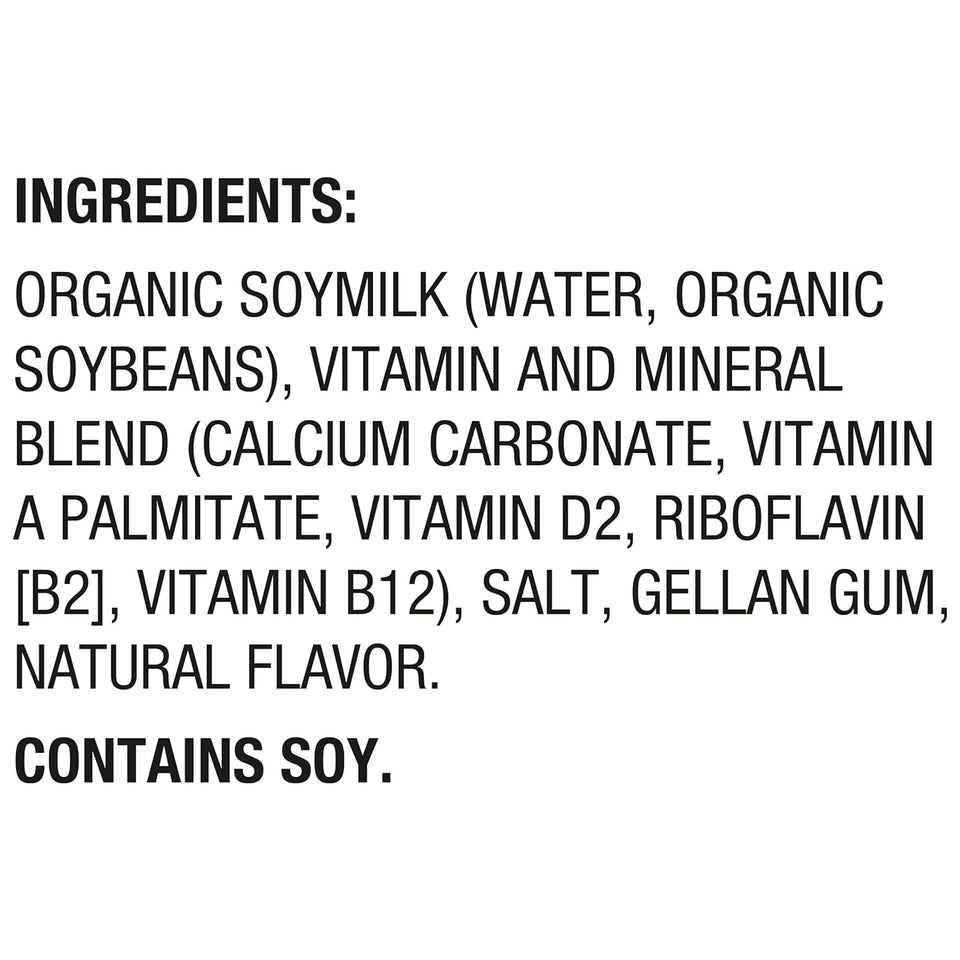 Silk Shelf-Stable Organic Soy Milk, Unsweetened, Dairy-Free, Vegan, Non-GMO Project Verified,32 Fl Oz(Pack of 6)