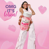 Jergens Cherry Almond Lotion Bursts, Squishy Heart-Shaped Moisturizer Bursts, Lotion Gifts for Teens, 38 Ct