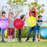 LEEZZIZZ 30Pcs PLnch Balloons, Thickened Neon PLnching Balloon Heavy Duty Party Favors for Kids with Rubber Band Handle, Bouncy Balls for Birthday Weddings Goodie Bag Stuffer Supply